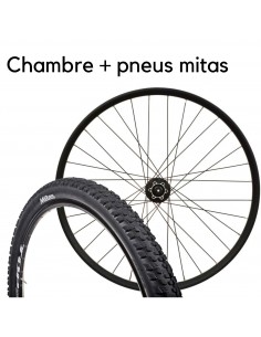 Roues 29/29" à disques + pneus et chambre à air