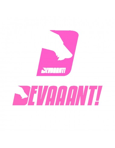 Planche Stickers Trottinette/VTT Devaaant rose