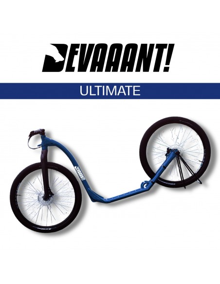 dogscooter devaaant bleu